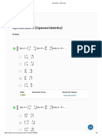 Operasi Matriks