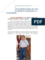 Concejal Popular Tránsfuga Expulsado Del PP: Fermoselle Julio Vaquero