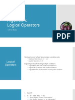 03 Logical Operators