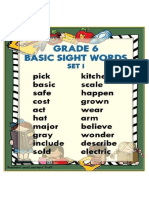 Dolch Basic Sight Words