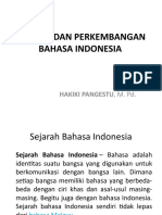 Sejarah Bahasa Indonesia
