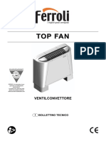 FERROLI Bollettino Tecnico Ventilconvettore TOP FUN