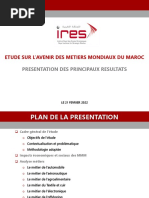 Presentation Des Resultats de Letude Sur Les Mmm Vf-2022