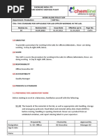 SOP For QC Officer Working Procedure in LAB