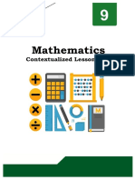 Contextualized Lesson Plan in Math 9