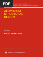 Aluminium Structural Design-Springer-Verlag Wien (2003) | PDF