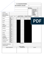 Daily sales report of CV. Delapan Promo