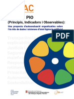 El Model PIO (Principis, Indicadors I Observbles)