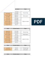 Activités Planning Telligo