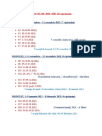 An Școlar 2022-2023 Module