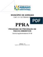 PPRA Prefeitura de Arraias 2018 - TAC