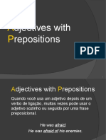 Adjectives + Prepositions