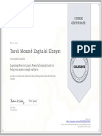 Coursera Learning How To Learn (ELP1) BY DTS