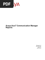 Communication Manager Reports