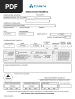 Resolucion Licencia Medica
