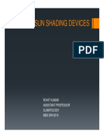 Sun Shading Devices