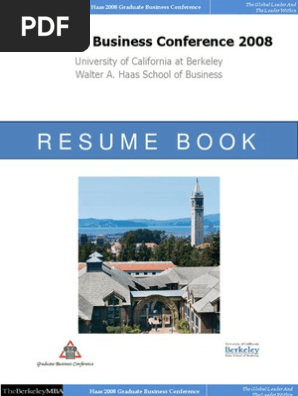 Resume Book GBC 2008