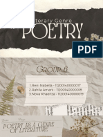 Group 6 - Literary Genre Poetry