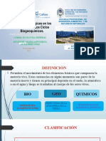 PROCESO ECOLOGICO EN LOS ECOSISTEMAS-CICLOS BIOGEOQUIMICOS F