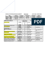 School of Petroleum Management Time Table