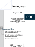 Lab 3 Report - Sample and Hold