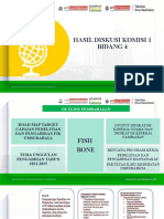 Hasil Diskusi Raker 8 Sep 22