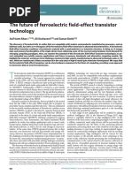 The Future of Ferroelectric Field-Effect Transistor Technology