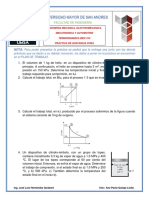 Termodinámica de sustancias puras: práctica de cálculos de trabajo y transferencia de calor