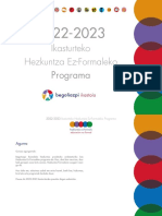 Hezkuntza Ez Formaleko Programa 2022 2023 Eus