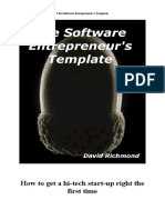 The Software Entrepreneur S Template