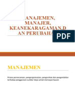 Ism-01-Manajemen, Manajer, Keanekaragaman, Dan Perubahan