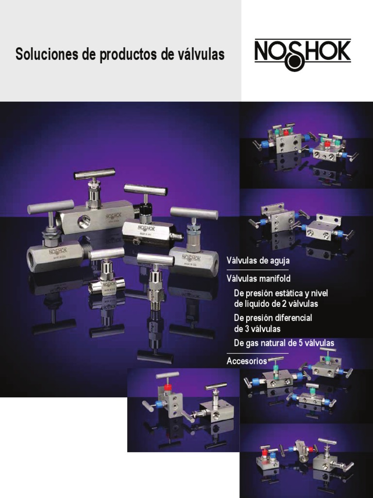 Valve Product Solutions Catalog Spanish PDF Tornillo Acero