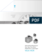Vca / VCN: Zahnrad-Durchflussmesser Gear Type Flow Meter Débitmètres À Engrenages