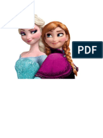 Caketopper de Elsa y Ana-Frozen