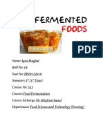 Food Fermentation Final Lab