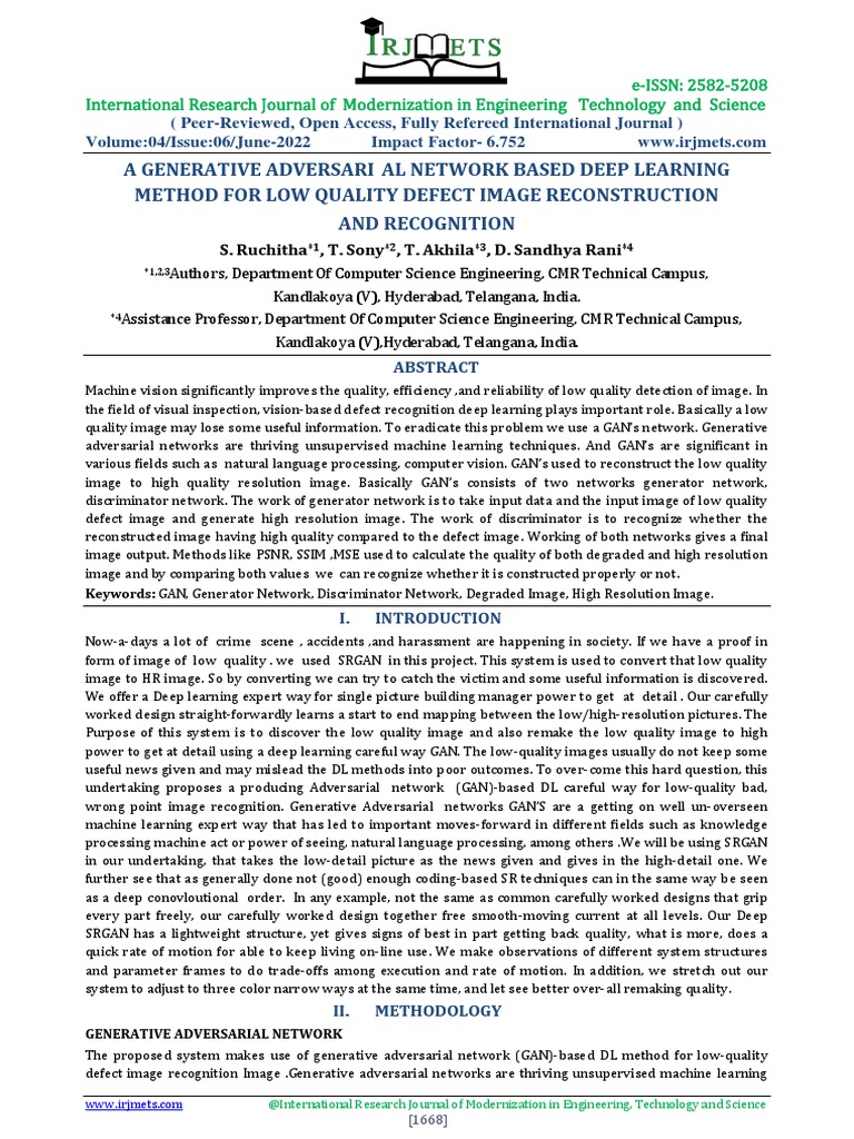 A Generative Adversari AL Network Based Deep Learning Method For Low ...