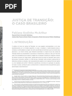 JUSTIÇA DE TRANSIÇÃO O CASO BRASILEIRO
