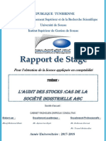 PFE Audit Des Comptes de Stocks Pour Société Industrielle PDF