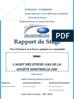 PFE Audit des comptes de stocks pour société industrielle PDF