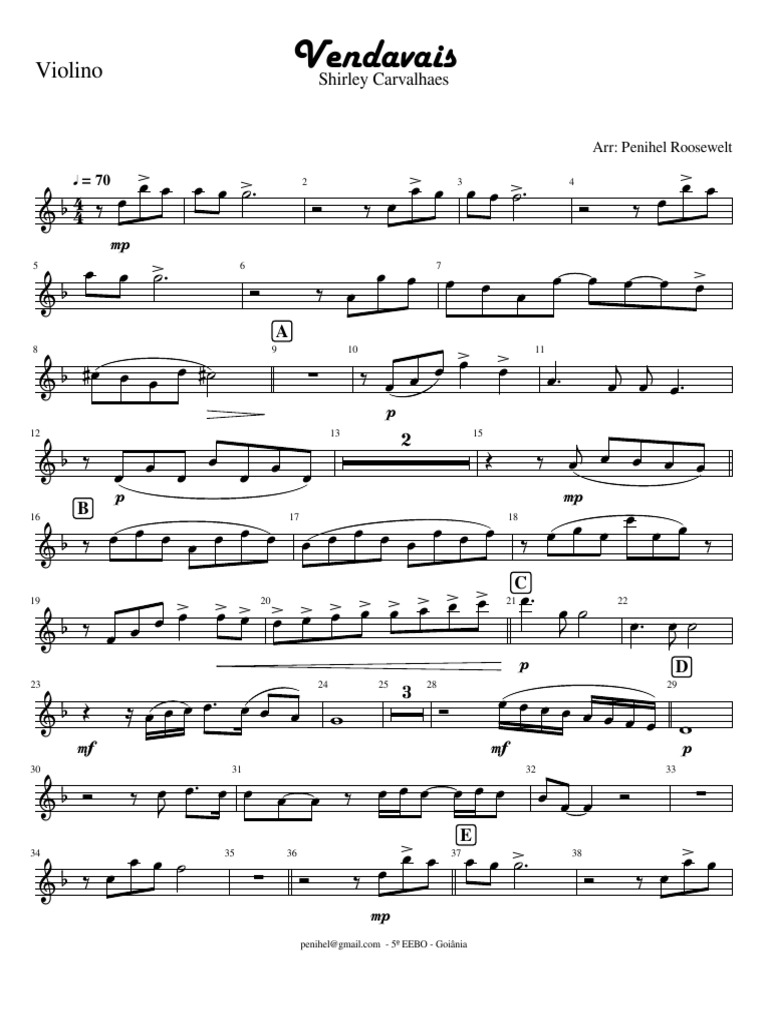 Violino Vendavais Shirley Carvalhaes PDF