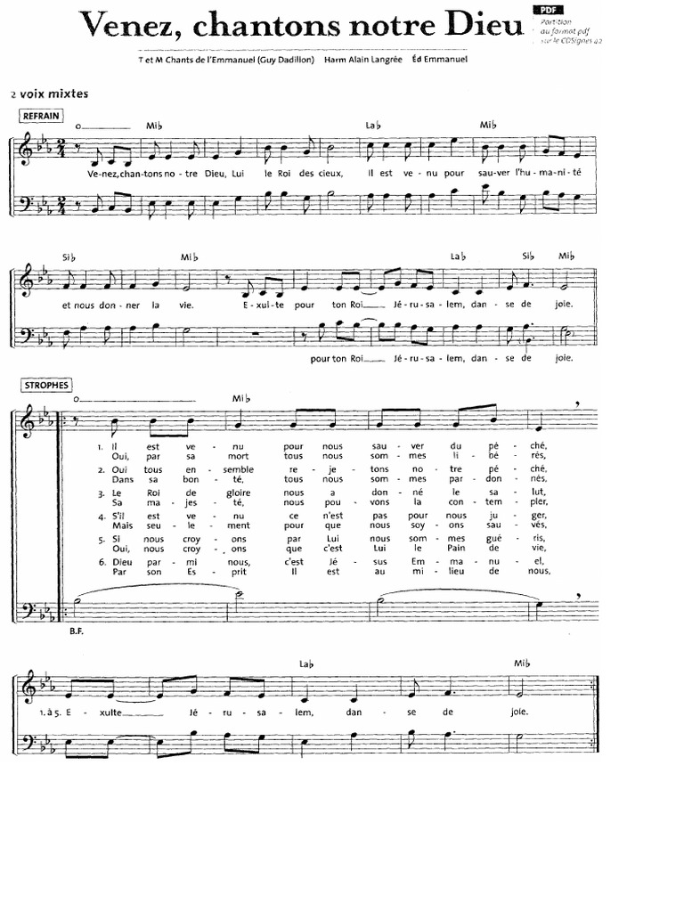 Venez Chantons Dieu 993 Pdf