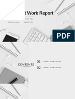 Department Work Report: Click Here To Add To The Title