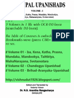 Principal Upanishads According To Sri RangaRamanuja-Muni Vol 1-3 DR N S Anantha Rangacharya (VAISHNAVA-edition)