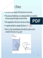 Module 3 - Hydrostatic Force I
