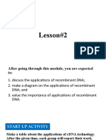 Applications of Recombinant DNA Techniques