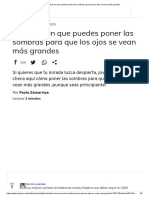 3 Formas en Que Puedes Poner Las Sombras para Que Los Ojos Se Vean Más Grandes