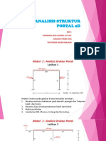 Analisis Struktur Portal 2D
