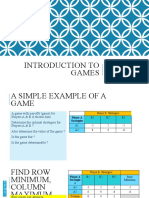 Introduction To Games - Two Examples & Applications in Marketing