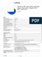 XB7 pilot light data