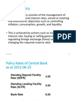 Lecture 7 - Monetary Policy